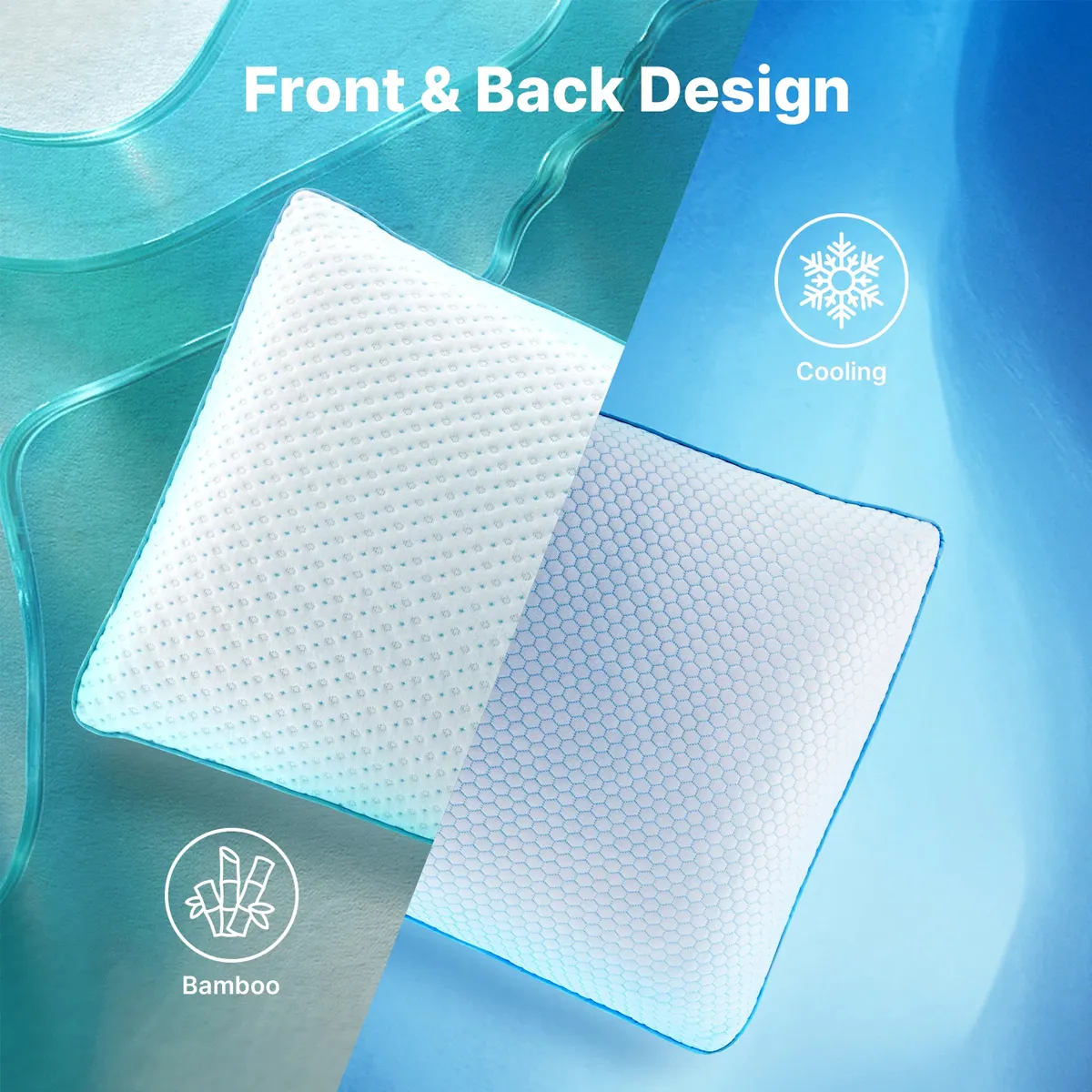 Bamboo Gel Memory Foam Pillow - Image 6