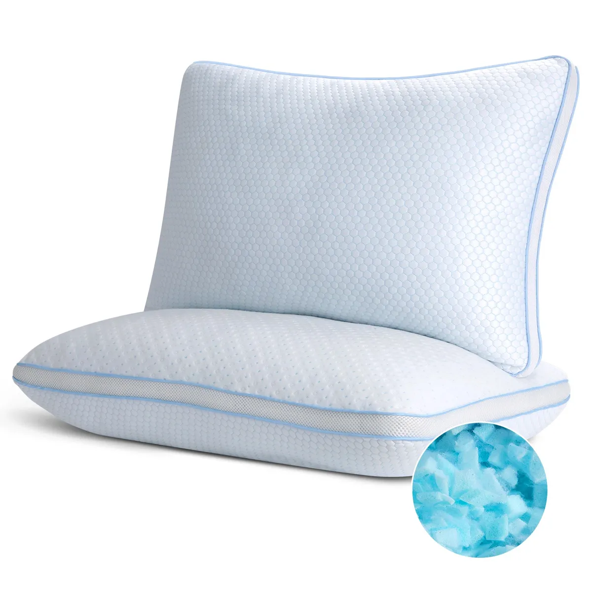 Bamboo Gel Memory Foam Pillow - Image 2