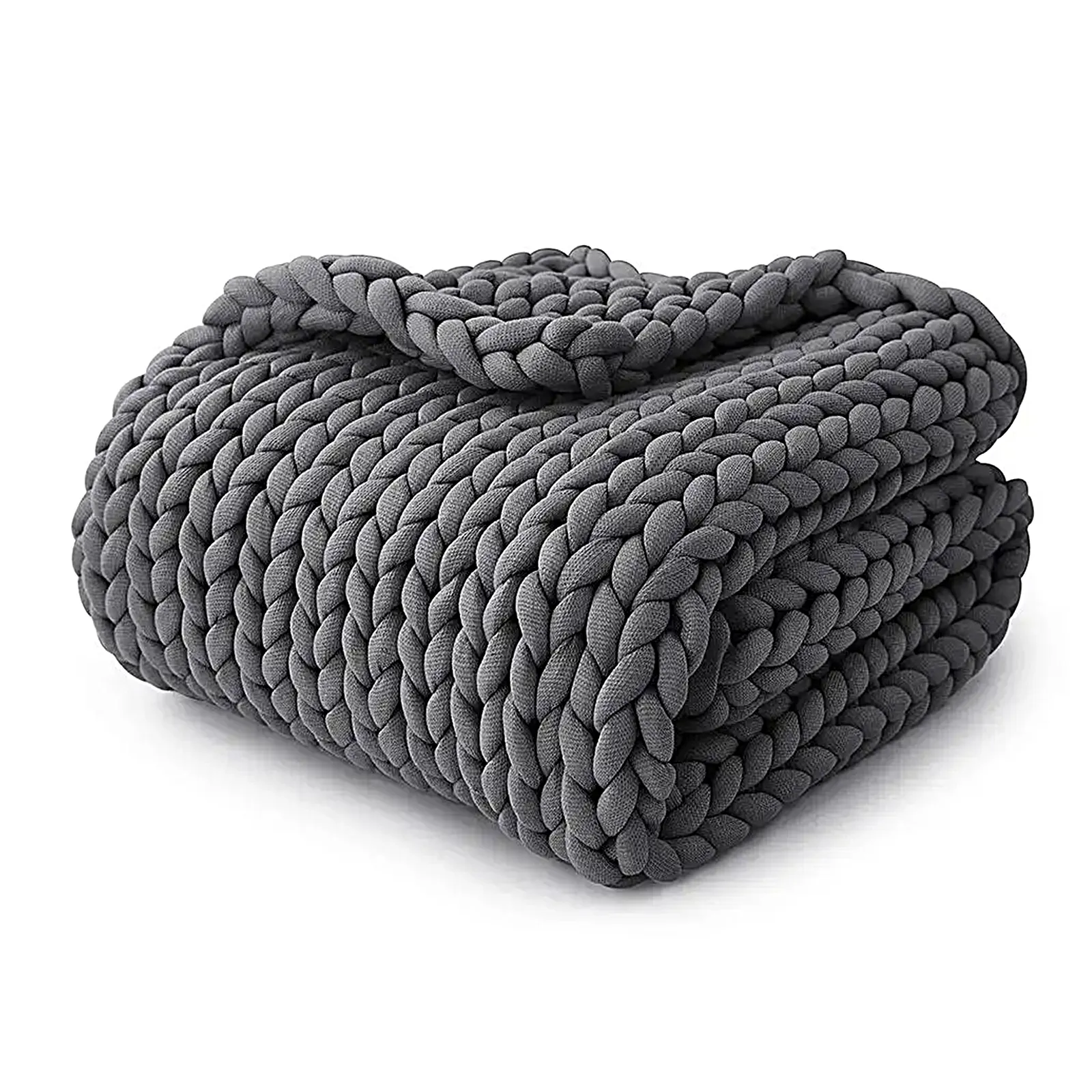 Hand-Woven Knitted Weighted Blanket