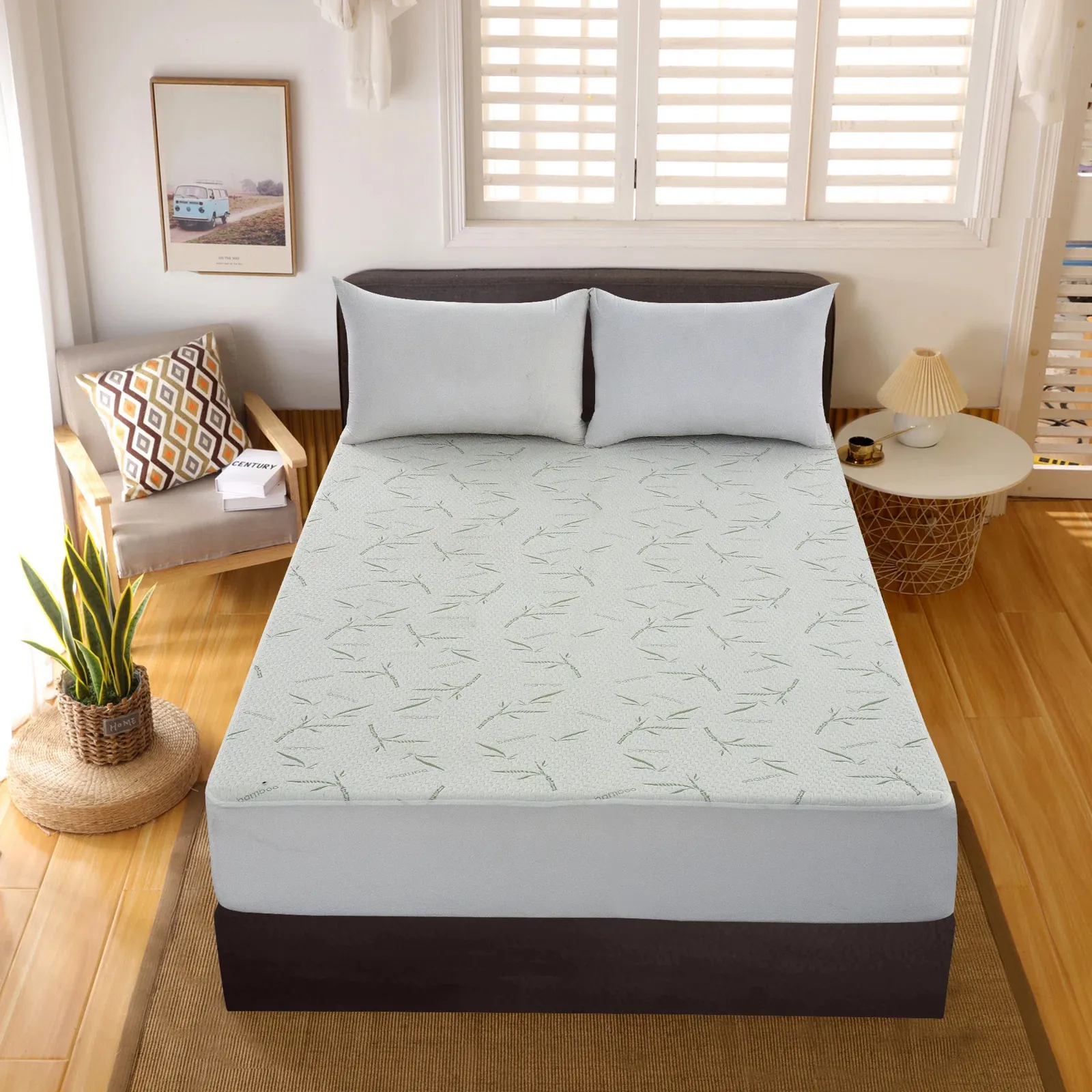 Waterproof Bamboo Mattress Protector