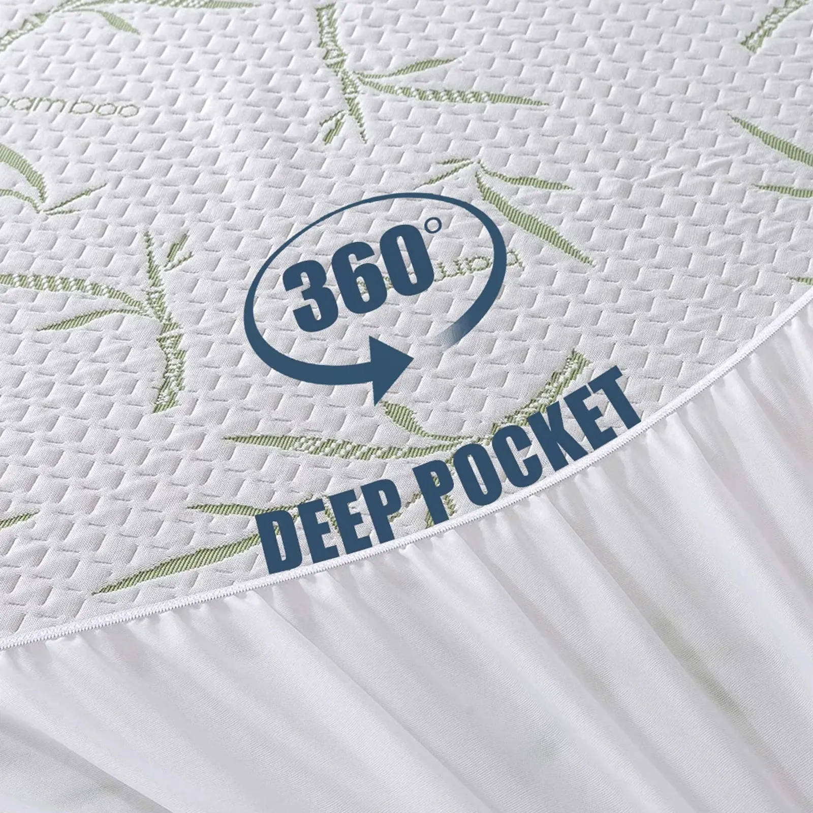 Waterproof Bamboo Mattress Protector - Image 3