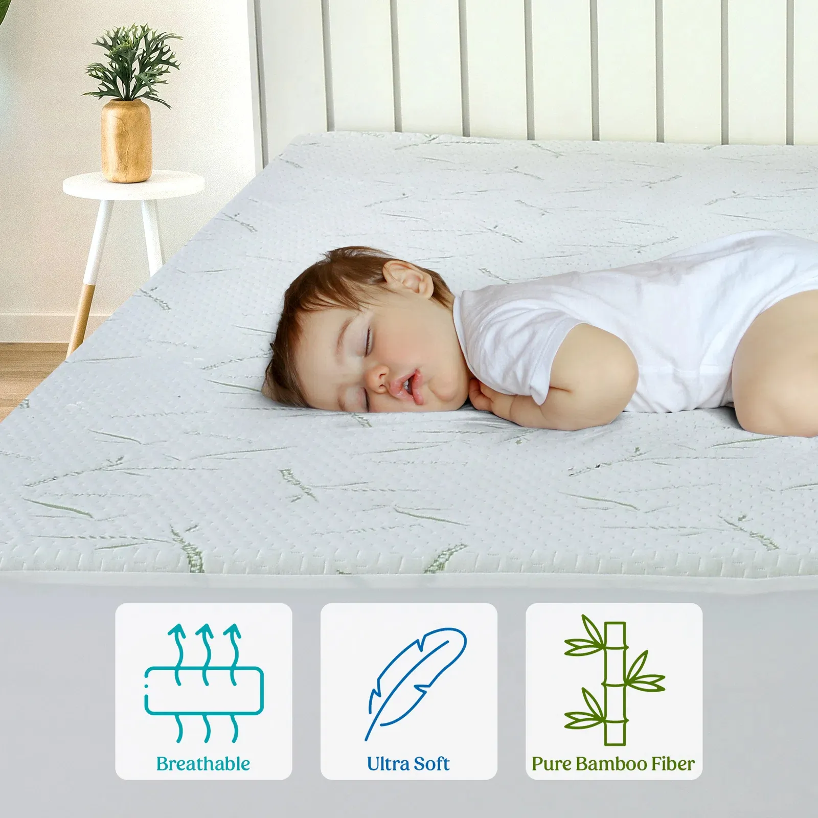 Waterproof Bamboo Mattress Protector - Image 6