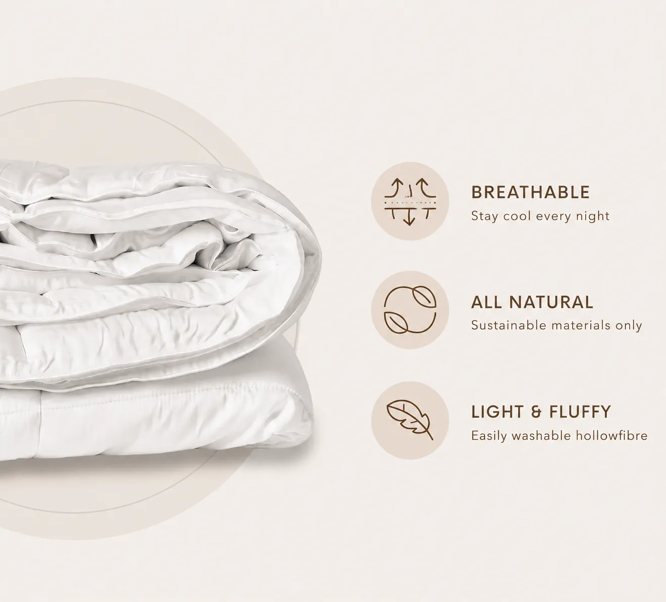 CoolRest Bamboo Duvet | Comforter - Image 3