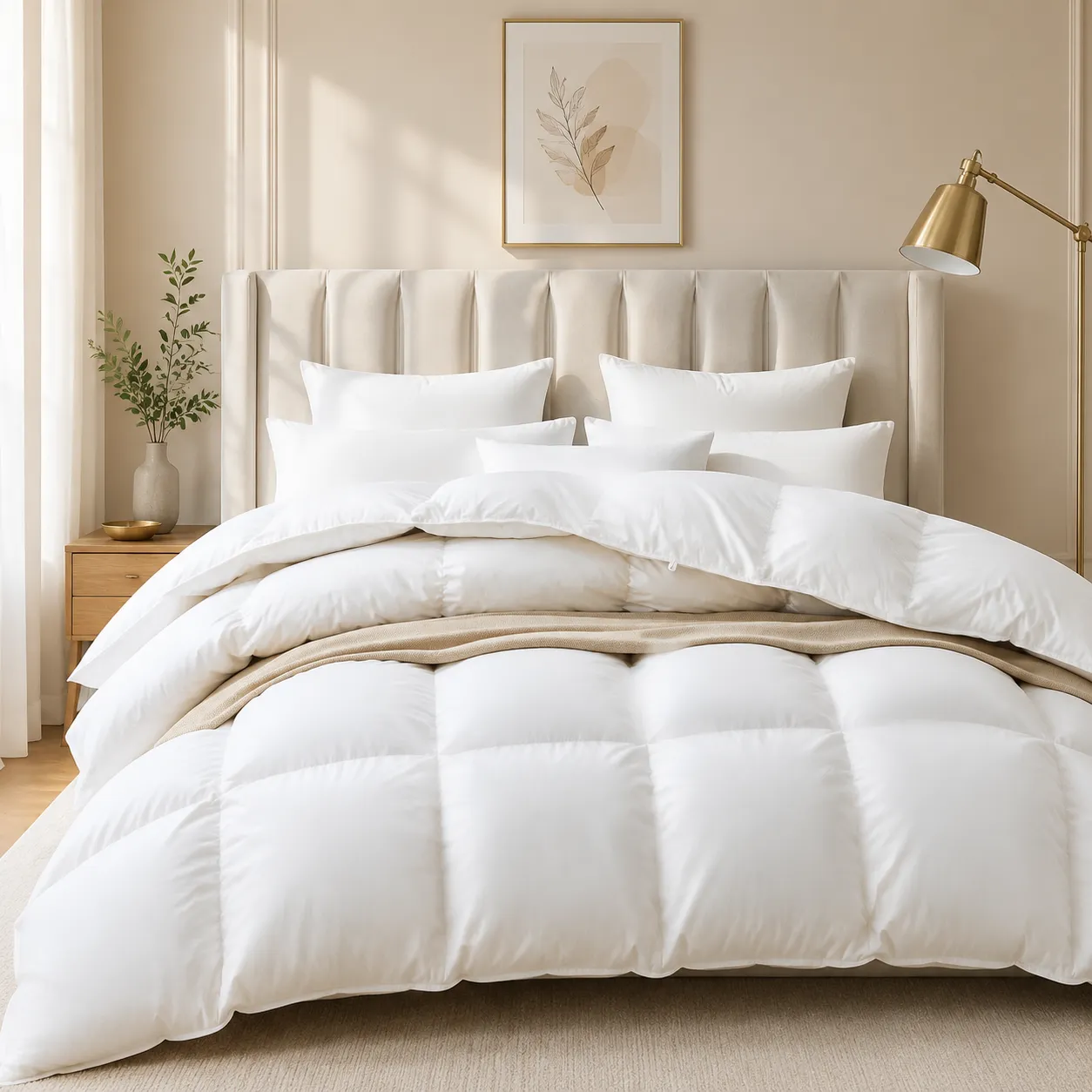 Leanor Duck Feathers Duvet - Image 3