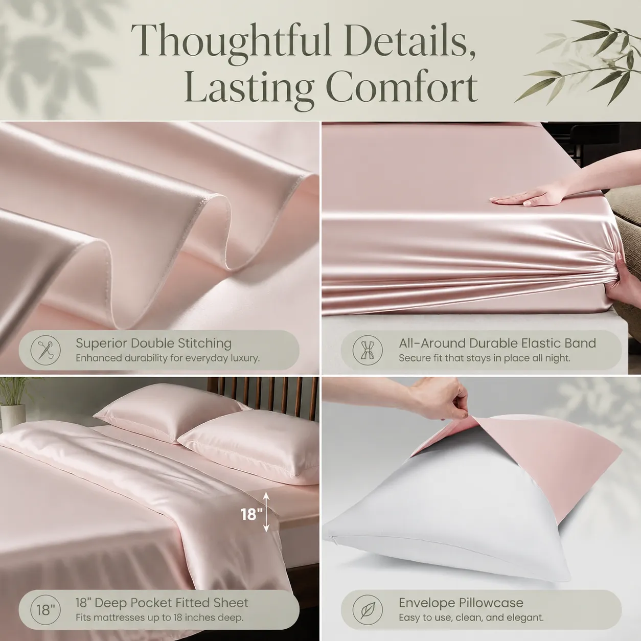 Tencel & Bamboo Blend Sheet Set - Image 4