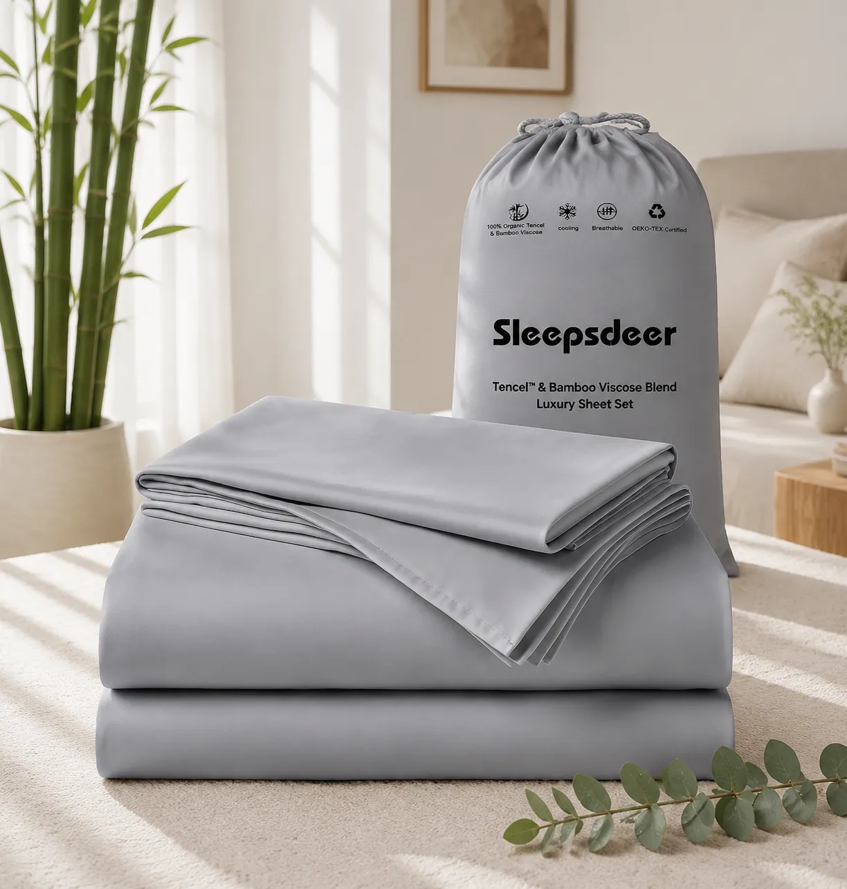 Tencel & Bamboo Blend Sheet Set - Image 5