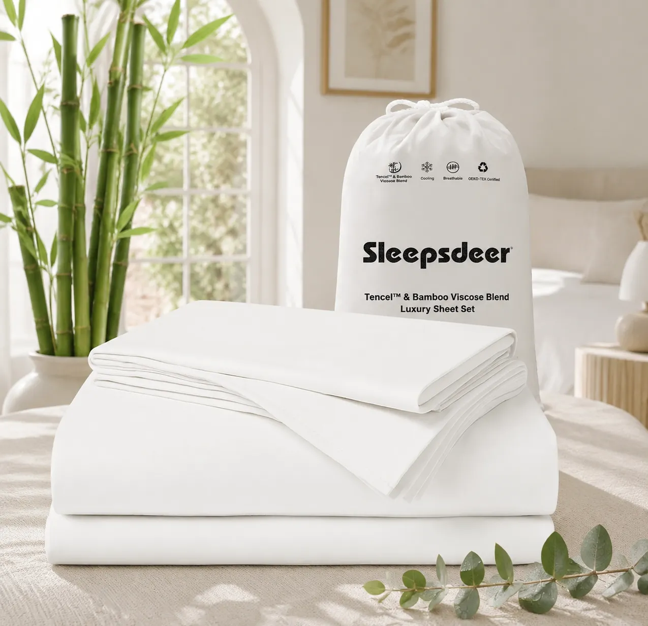 Tencel & Bamboo Blend Sheet Set - Image 6