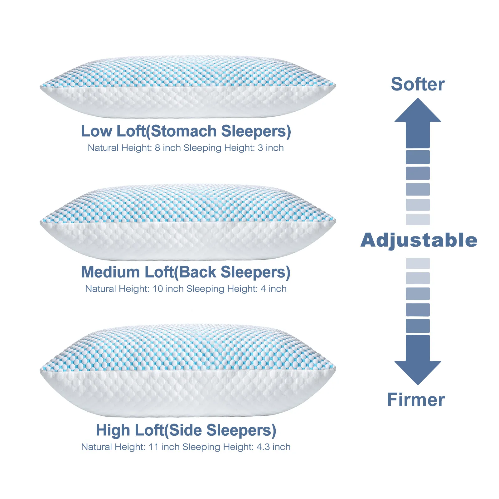 Double-Sided Cooling Bamboo Pillow - Image 4